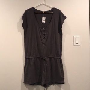 Grey J. Crew Romper